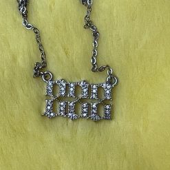 Thirteen Crosby 888 Angel Numbers Necklace (Silver)