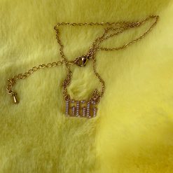 Thirteen Crosby 666 Angel Numbers Necklace (Gold) Accessories