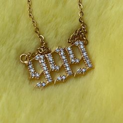 Thirteen Crosby Accessories 999 Angel Numbers Necklace (Gold)