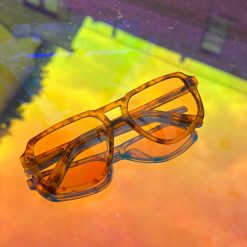 Planet I Yellow Tortoise Aviator Sunglasses Accessories