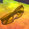 Planet I Accessories Yellow Rectangle Sunglasses