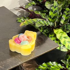 Thirteen Crosby Teddy Bear Candle (Yellow)