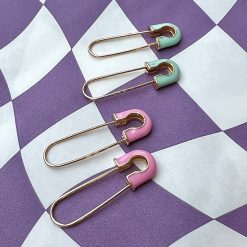 Thirteen Crosby Accessories Pastel Safety Pin Earring