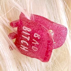 Thirteen Crosby Bad Bitch Hair Clip Pink