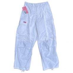 Thirteen Crosby Bottoms UFO Parachute Pants White 80018