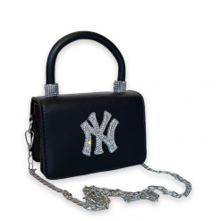 Thirteen Crosby Black NY Rhinestone Handbag