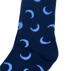Thirteen Crosby Moon Crescent Socks (Black And White) Accessories