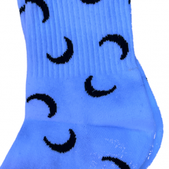 Thirteen Crosby Moon Crescent Socks (White And Black)