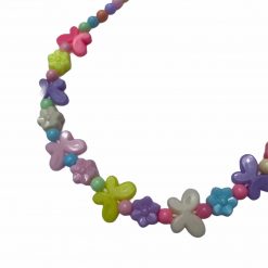 Thirteen Crosby Pastel Butterfly Beaded Necklace