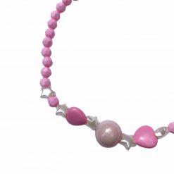 Thirteen Crosby Accessories Pink Love-Star Beaded Necklace