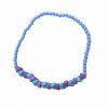 Thirteen Crosby Accessories Teal And Purple Heart Beaded Necklace