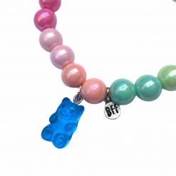 Thirteen Crosby BFF Beaded Gummy Bear Bracelet (Blue)