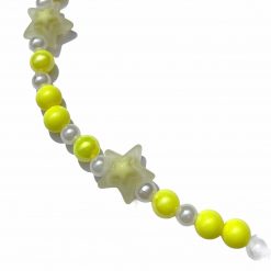 Thirteen Crosby Yellow Star Necklace With Faux Pearls