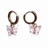 Thirteen Crosby Light Pink Butterfly Earrings Accessories