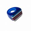 Thirteen Crosby OCHOA Blue Stripe Chunky Ring