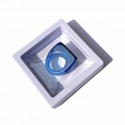 Thirteen Crosby OCHOA Blue Stripe Chunky Ring