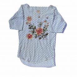 Destiny’s Legendary Closet Vintage Designer Vivienne Westwood Floral Embroidery Top