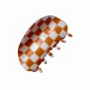 Thirteen Crosby Orange Checker Claw Hair Clip