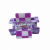 Thirteen Crosby Purple Checker Mini Claw Hair Clip