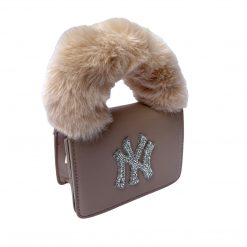 Thirteen Crosby 2 WAY Beige NY Rhinestone Mini Handbag