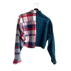 Undone By Kate Split Reworked Flannel Tops
