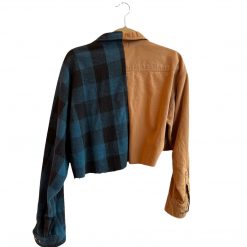 Undone By Kate Tops Split Design Reworked Flannel