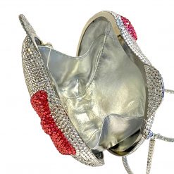 Thirteen Crosby Hello Kitty Rhinestone Purse Silver Accessories