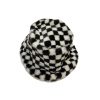 Thirteen Crosby Accessories White Checker Faux Fur Bucket Hat