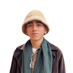 Thirteen Crosby Tan Faux Fur Bucket Hat