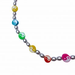 Thirteen Crosby Beaded Necklace With Yin Yangs