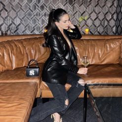 Thirteen Crosby 2 WAY Black NY Rhinestone Mini Handbag Accessories