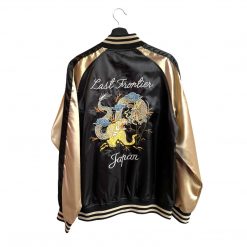 Thirteen Crosby Sukajyan Black/Gold Jacket