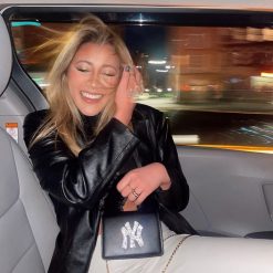 Thirteen Crosby 2 WAY Black NY Rhinestone Mini Handbag Accessories